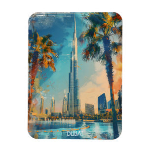 Dubai Vereinigte Arabische Emirate Burj Khalifa St Magnet