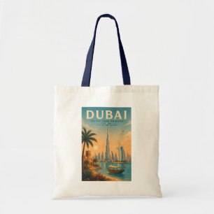 Dubai Vereinigte Arabische Emirate Illustration Re Tragetasche