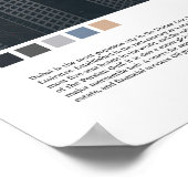 Dubai - Vereinigte Arabische Emirate Minimalistisc Poster (Ecke)