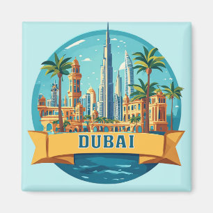 🧲 Dubai Vereinigte Arabische Emirate Reise Andenk Magnet