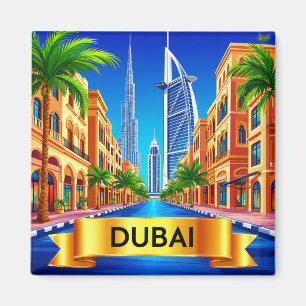 🧲 Dubai Vereinigte Arabische Emirate Urlaubserinn Magnet
