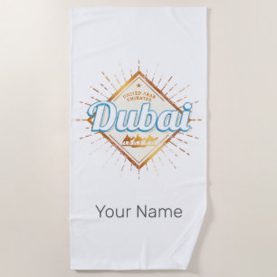 Dubai Vereinigte Arabische Emirate Vintage UAE Sou Strandtuch