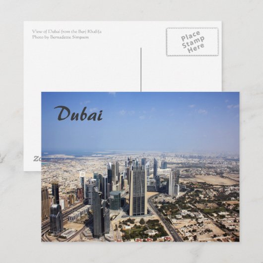 Dubai View Postcard Postkarte (Vorne/Hinten)
