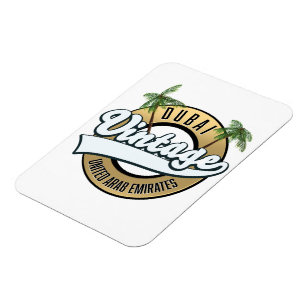 Dubai Vintag United Arab Emirates Magnet