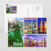 DUBAI VON MOJISOLA A GBADAMOSI OKUBULE POSTKARTE (Vorne/Hinten)