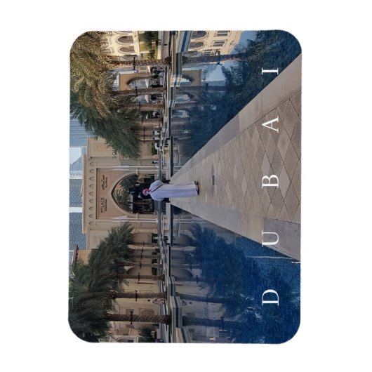 Dubai Walkway View Kühlschrankmagnet Magnet (Vertikal)