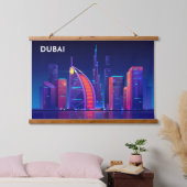 Dubai Wandteppich Mit Holzrahmen (Schlafzimmer)
