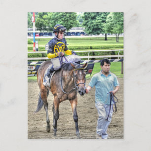 Dubai Weltmeisterschaft gewinnt Jockey Joel Rosari Postkarte