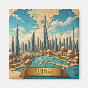 🧲 Dubai-Wüsten-Abenteuer-Reiseerinnerung ✈️ Magnet