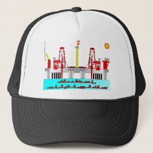Dubaioffshoreölfelder, Ölfeld-Hut Truckerkappe