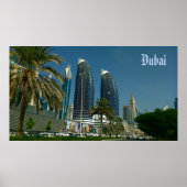 Dubais Wolkenkratzer Poster (Vorne)
