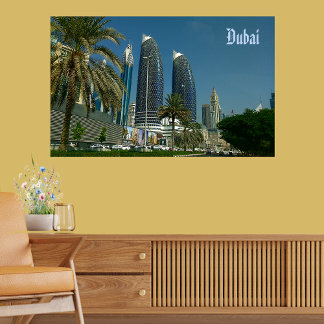 Dubais Wolkenkratzer Poster