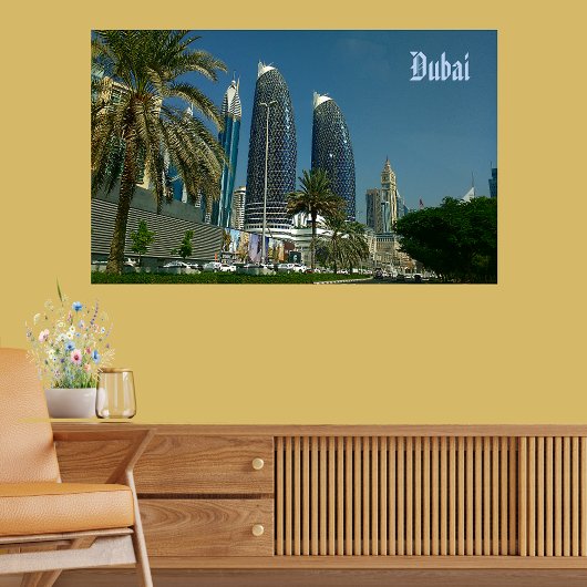 Dubais Wolkenkratzer Poster