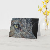 Dubbele kaart wolf karte (Gelbe Blume)