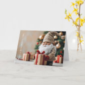 Dubbele wenskaart karte (Gelbe Blume)