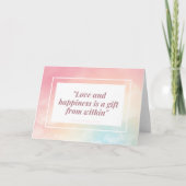 Dubbele wenskaart karte (Vorderseite)