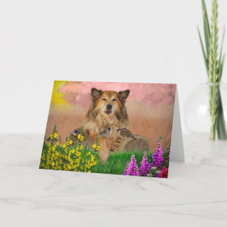 Dubbele wenskaart karte