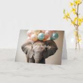 Dubbele wenskaart karte (Gelbe Blume)