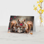 Dubbele wenskaart Valentijn Karte (Gelbe Blume)