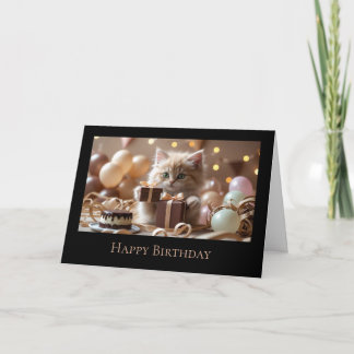 Dubbele wenskaart verjaardag karte