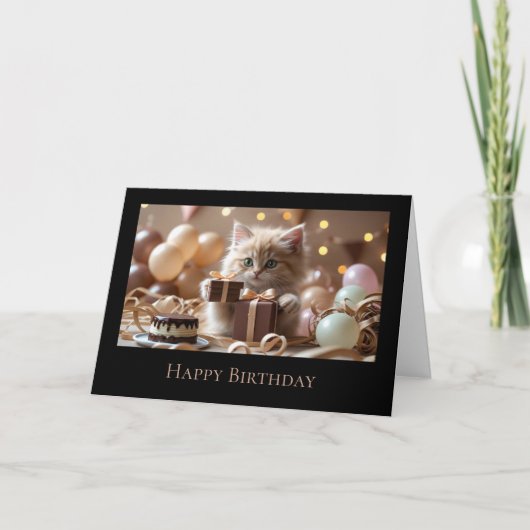 Dubbele wenskaart verjaardag karte (Vorderseite)