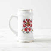 Dube Familienwappen Bierglas (Links)