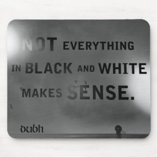 Dubh & Bán Mousepad
