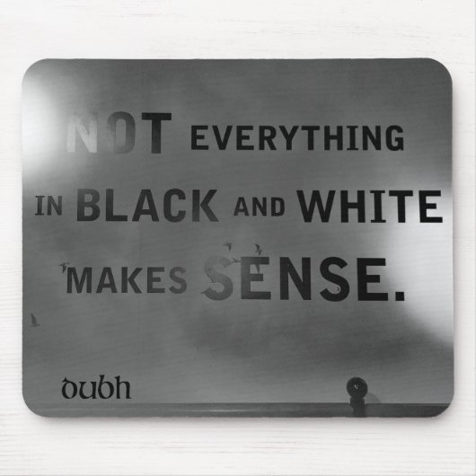 Dubh & Bán Mousepad (Vorne)