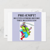 Dublettenspieler Postkarte (Vorne/Hinten)