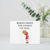 Dublettenspieler Postkarte (Stehend Vorderseite)