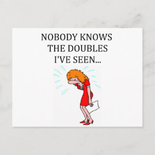 Dublettenspieler Postkarte