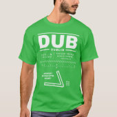 Dublin Airport DUB T - Shirt (Vorderseite)