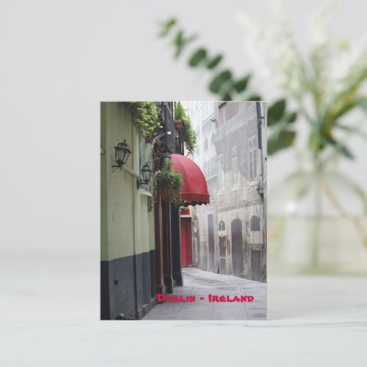 Dublin Alley Postkarte (Stehend Vorderseite)