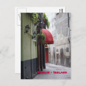 Dublin Alley Postkarte (Vorne/Hinten)