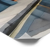 Dublin Aqucolor Art Poster (Ecke)