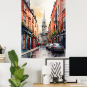 Dublin Aqucolor Art Poster (Heimbüro)