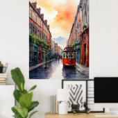 Dublin Aqucolor Art Poster (Heimbüro)