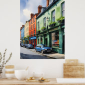 Dublin Aqucolor Art Poster (Küche)