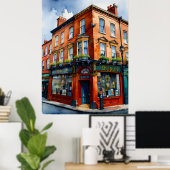 Dublin Aqucolor Art Poster (Heimbüro)