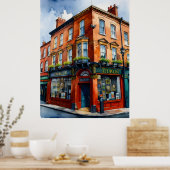 Dublin Aqucolor Art Poster (Küche)