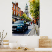 Dublin Aqucolor Art Poster (Küche)