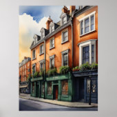 Dublin Aqucolor Art Poster (Vorne)