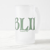 Dublin Beer Stein Mattglas Bierglas (VorderseiteRechts)