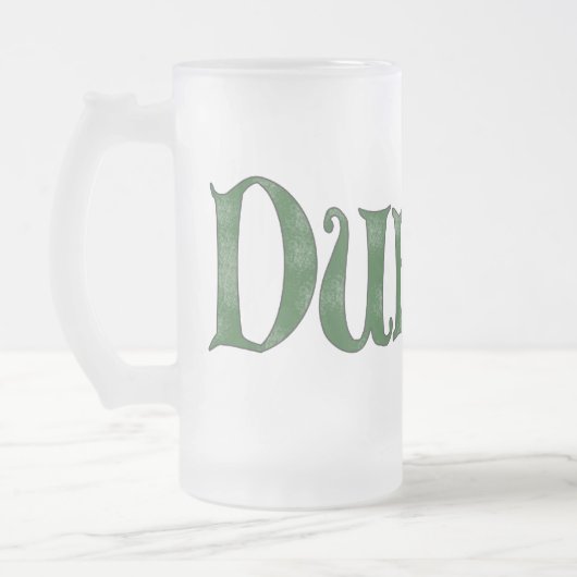 Dublin Beer Stein Mattglas Bierglas (Links)