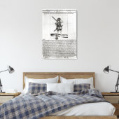 Dublin Broadsheet, 1647 Leinwanddruck (Insitu (Schlafzimmer))
