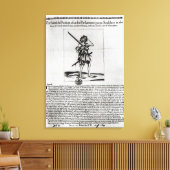 Dublin Broadsheet, 1647 Leinwanddruck (Insitu (Wohnzimmer))