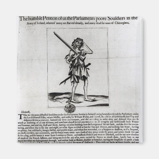 Dublin Broadsheet, 1647 Magnet (Vorne)