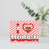 Dublin, CA Postkarte (Stehend Vorderseite)