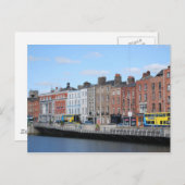Dublin Centre on Liffey Postkarte (Vorne/Hinten)