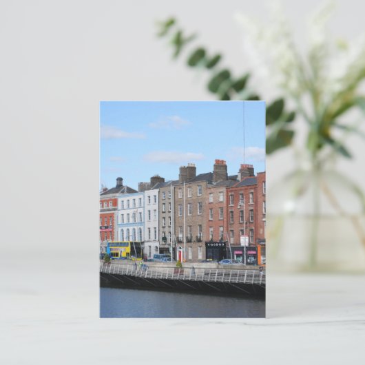 Dublin Centre on Liffey Postkarte (Stehend Vorderseite)